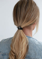 Coletero negro con strass